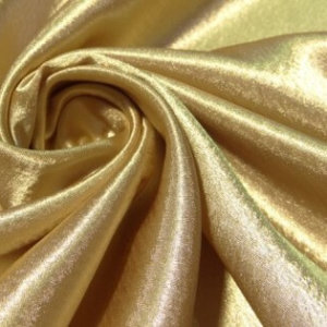 Ткань для подушек Креп сатин цвет золотой
