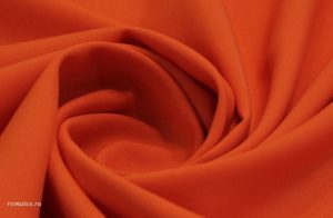 Блэкаут для штор Габардин цвет оранжевый