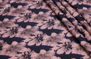 Ткань для пиджака Жаккард тафта «АЗАЛИЯ» цвет синий