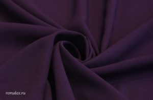 Ткань креп шифон цвет баклажан
