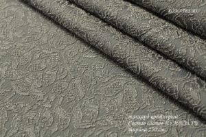 Обивочная ткань для мебели Жаккард цвет серый